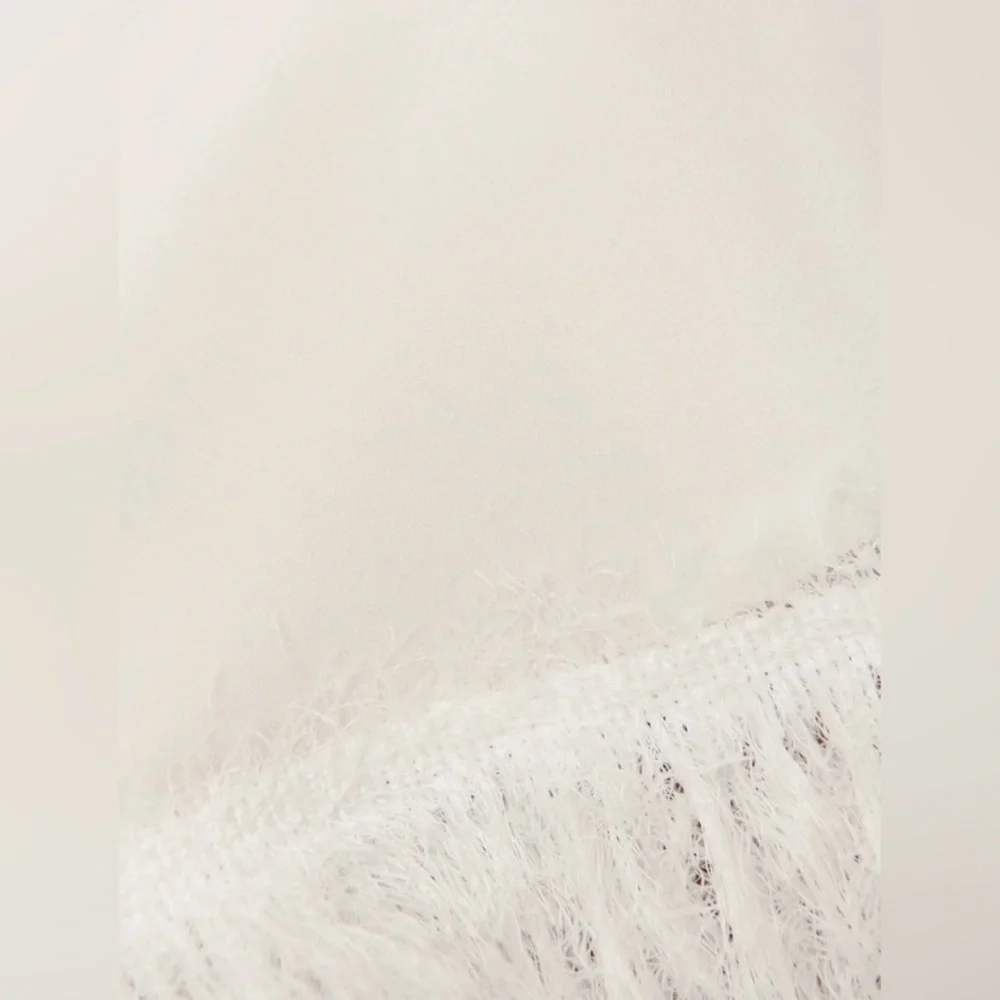 Reformation Tetty Dress Ivory - Size 12 - Picture 6 of 6